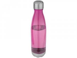 Бутылка спортивная "Aqua", неоново-розовый