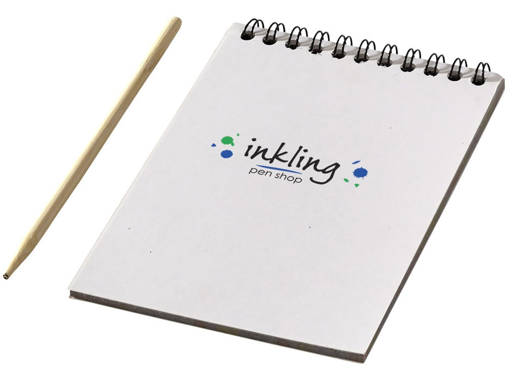 Цветной набор «Scratch»: блокнот, деревянная ручка