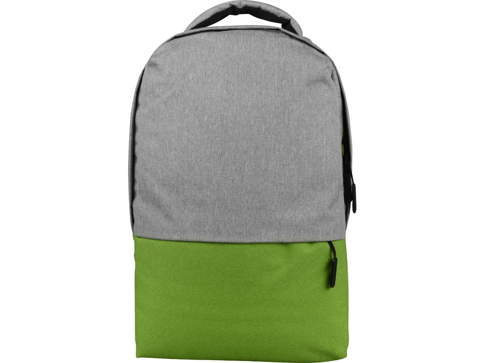 Рюкзак «Fiji» с отделением для ноутбука, серый/зеленое яблоко