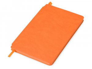 Блокнот «Notepeno» 130x205 мм с тонированными линованными страницами, оранжевый
