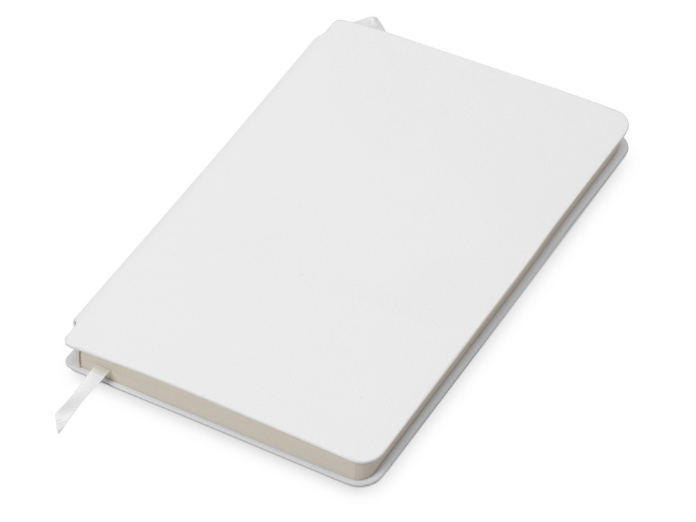 Блокнот «Notepeno» 130x205 мм с тонированными линованными страницами, белый