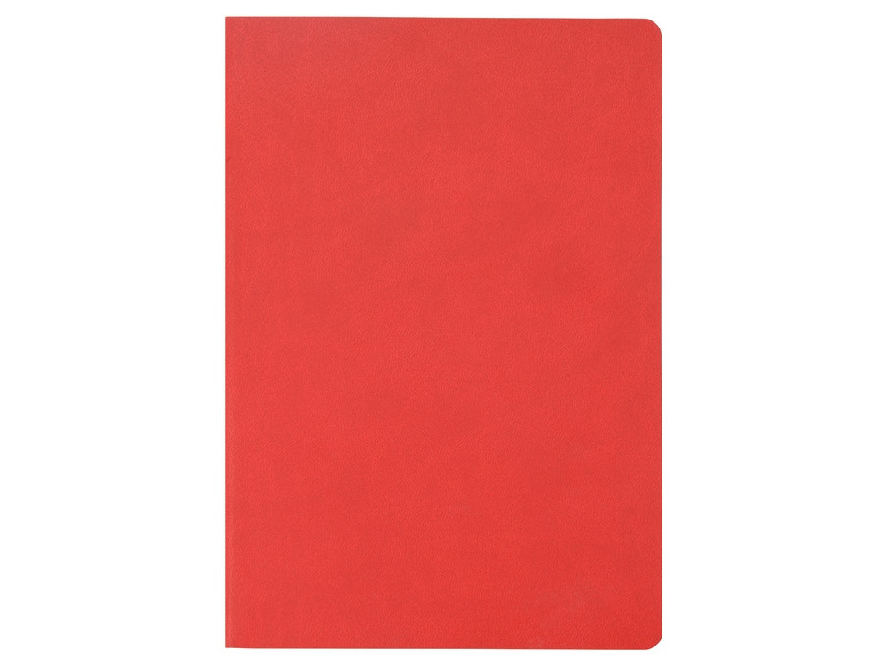 Блокнот «Wispy» линованный в мягкой обложке, красный