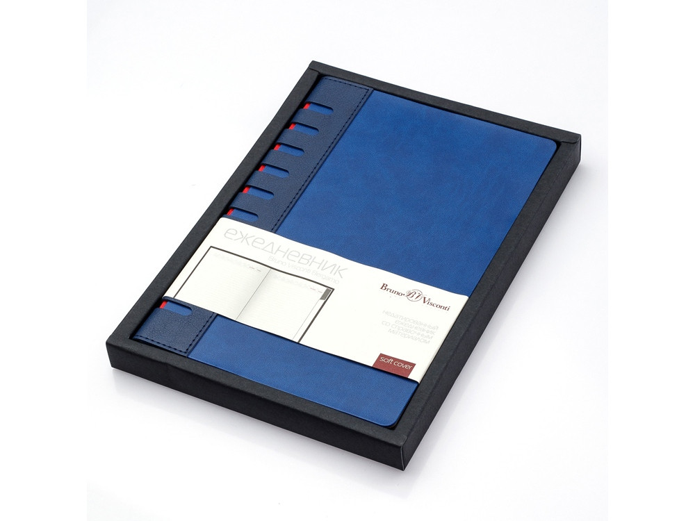 Ежедневник недатированный с индексами А5 «Bergamo», синий