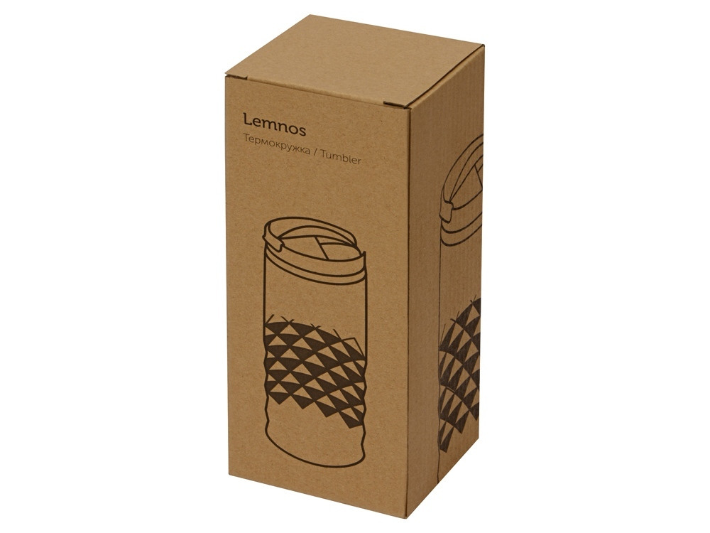 Термокружка "Lemnos" 350 мл, желтый