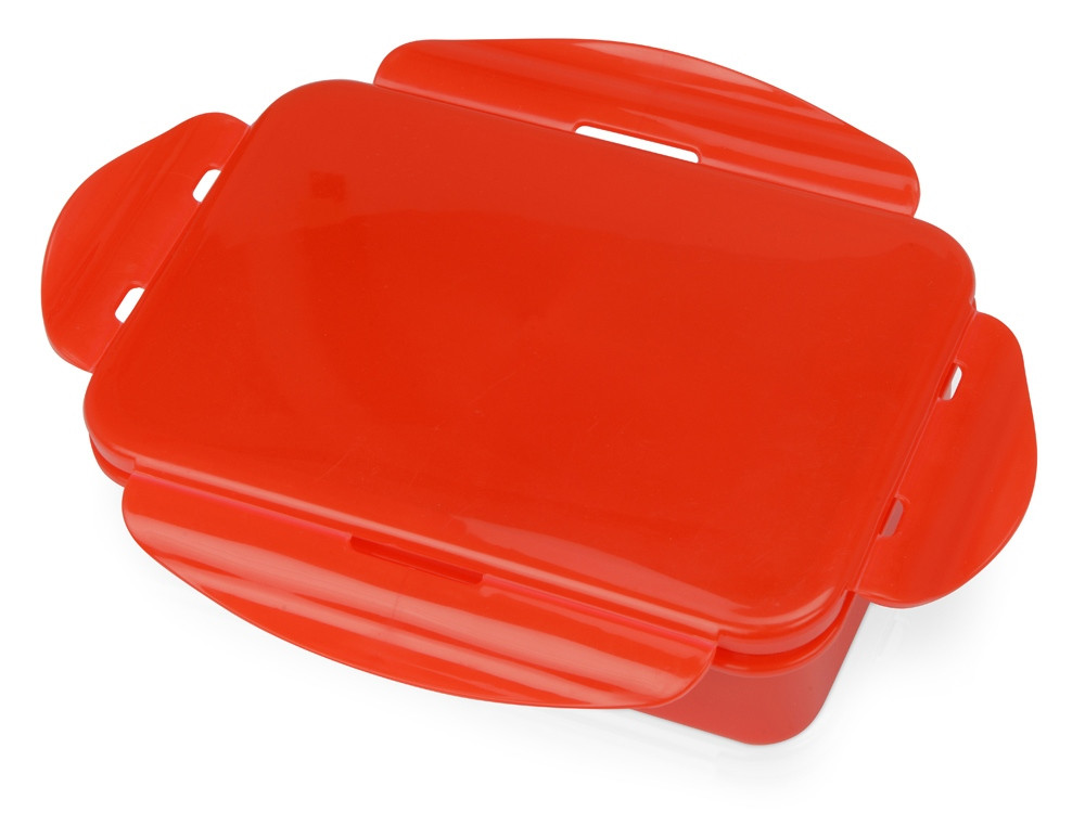 Герметичный ланч-бокс «Foody» с двумя секциями, 650мл, красный