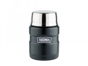 Термос из нерж. стали с ложкой тм THERMOS SK3000-BK(Matte Black) Food Jar 0.470L, черный