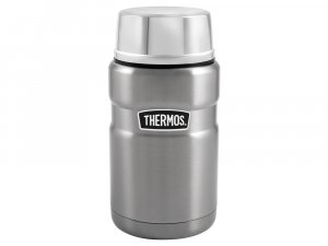 Термос из нерж. стали с ложкой тм THERMOS SK3020ST 0,7L, стальной