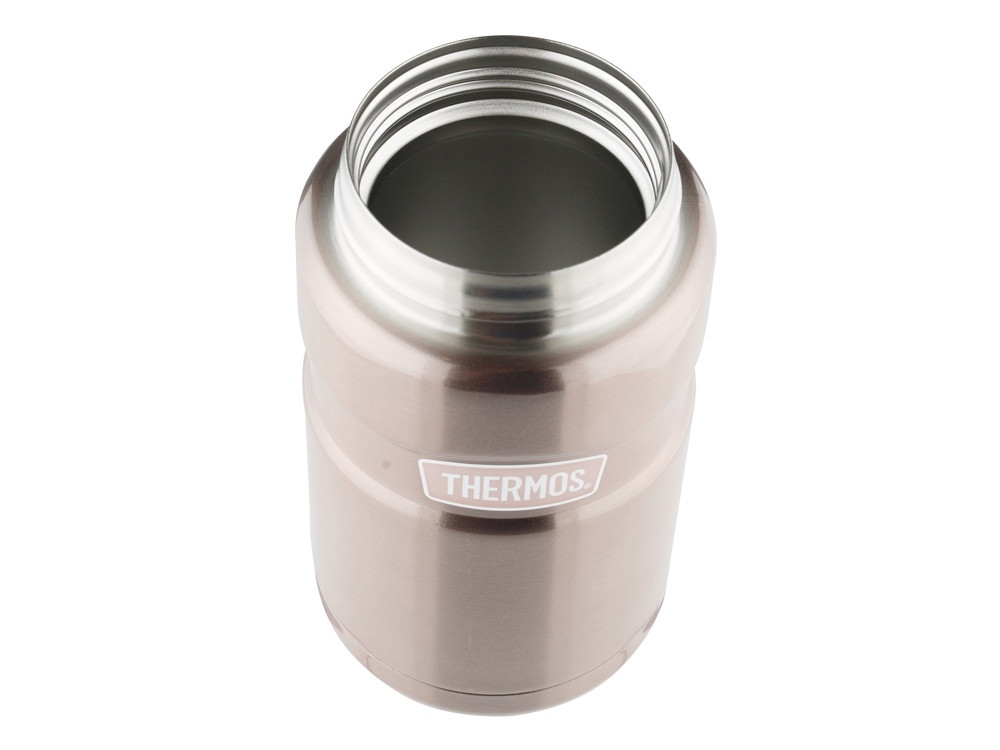 Термос из нерж. стали с ложкой тм THERMOS SK3021Р 0,7L, розовый