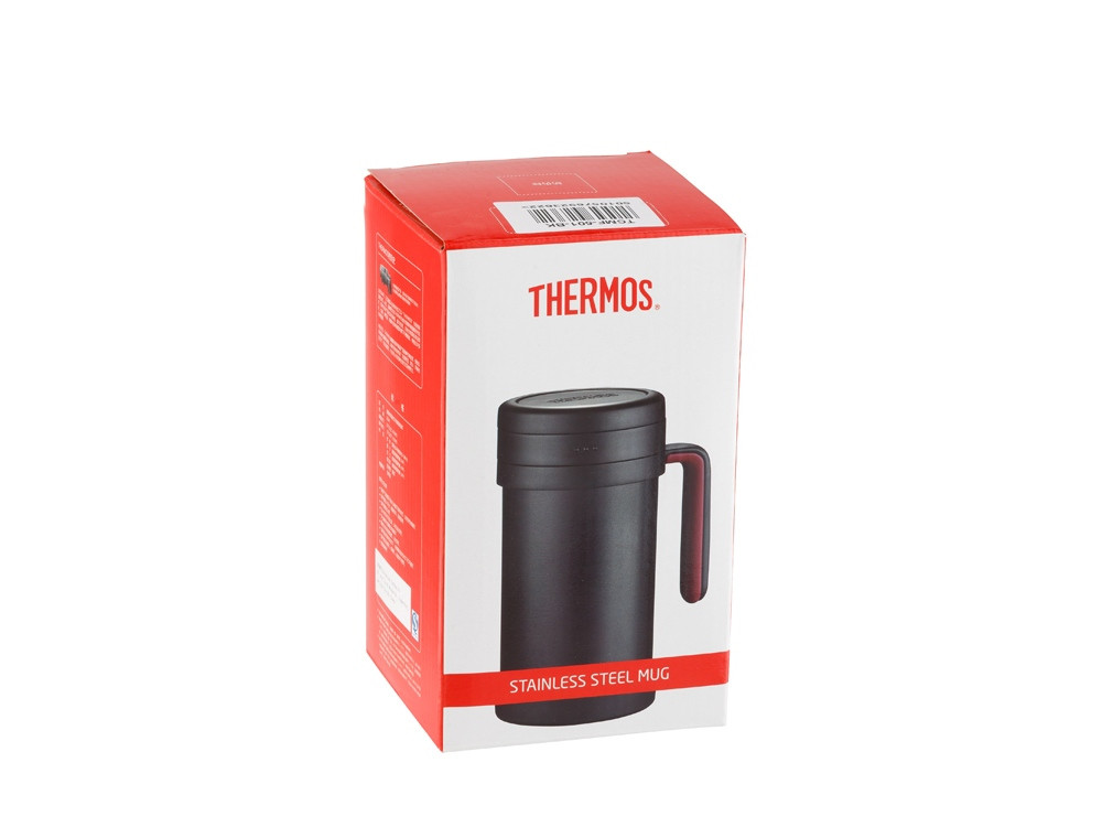 Термос из нерж. стали с ситом тм THERMOS TCMF-501, черный