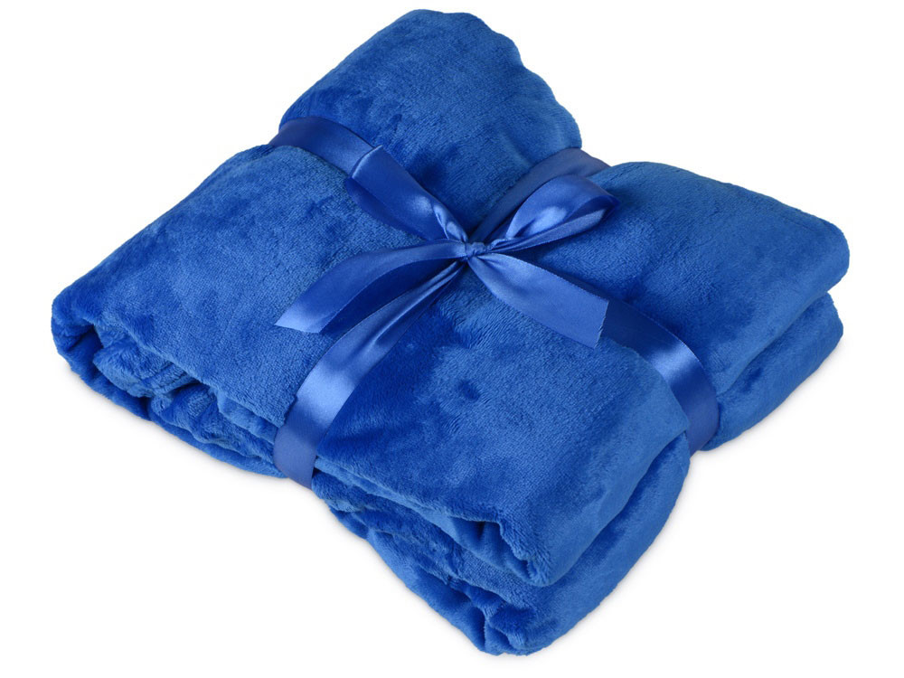 Подарочный набор с пледом, термокружкой "Dreamy hygge", синий