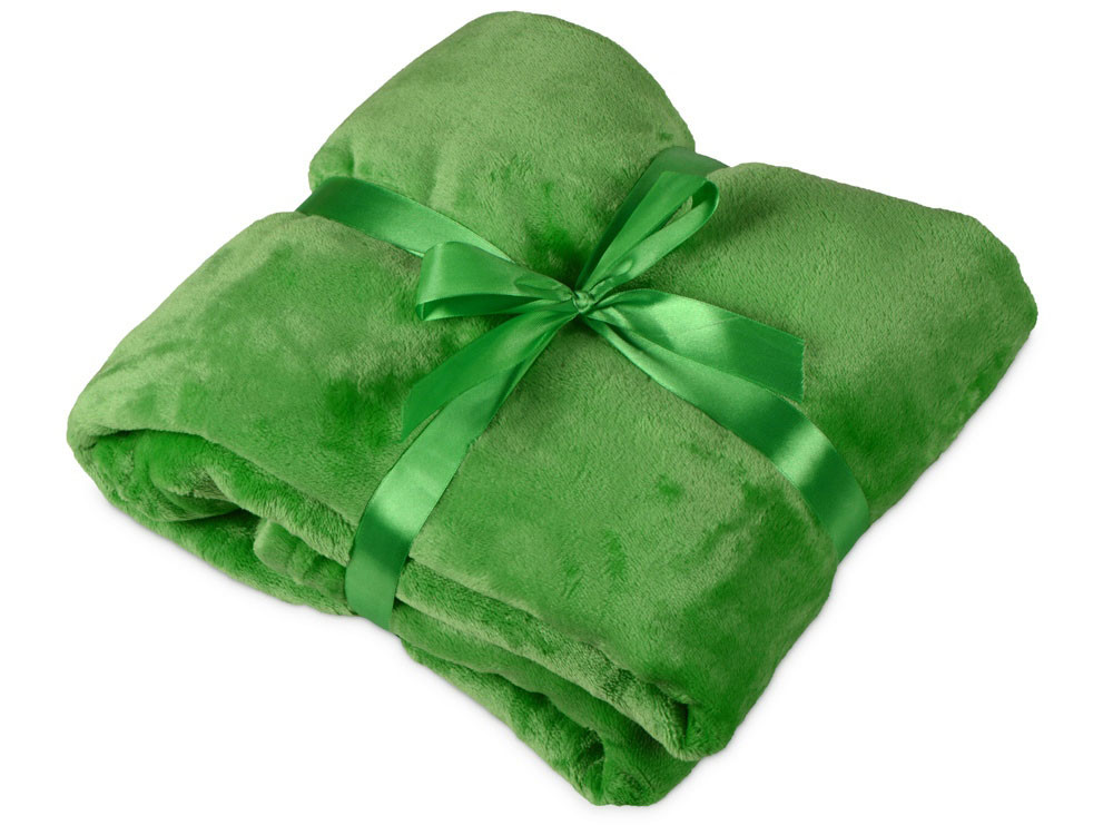 Подарочный набор с пледом, термокружкой "Dreamy hygge", зеленый