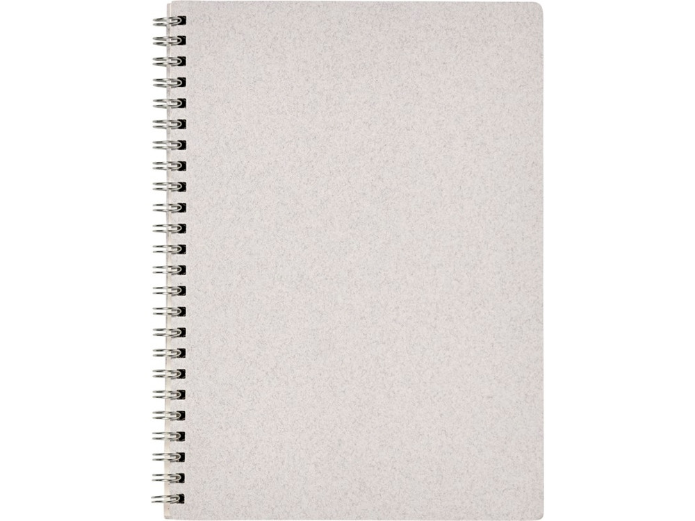Блокнот Bianco формата A5 на гребне, белый