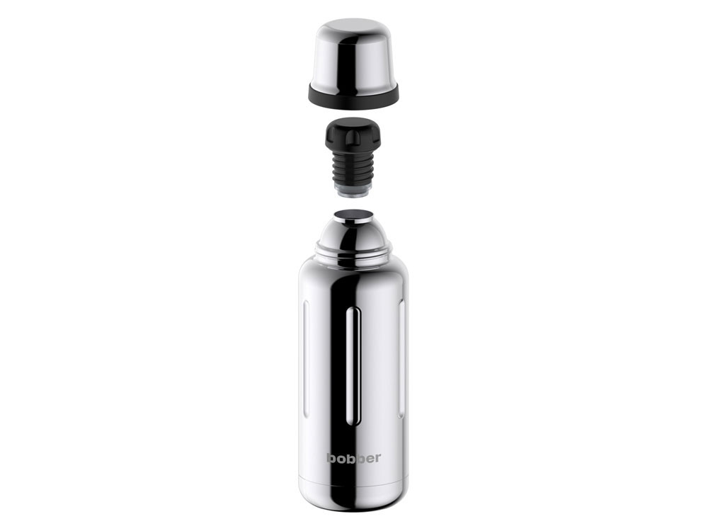 Термос для напитков, вакуумный, бытовой, тм "bobber". Объем 1 литр. Артикул Flask-1000 Glossy