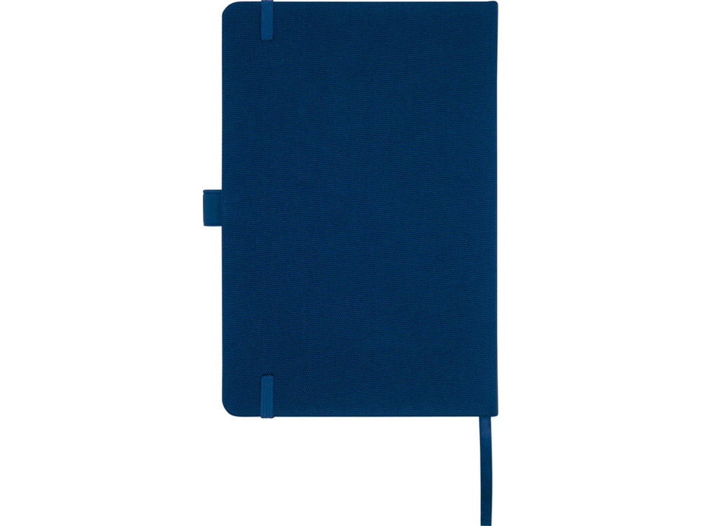 Блокнот Honua форматом A5 из переработанной бумаги с обложкой из переработанного ПЭТ, темно-синий
