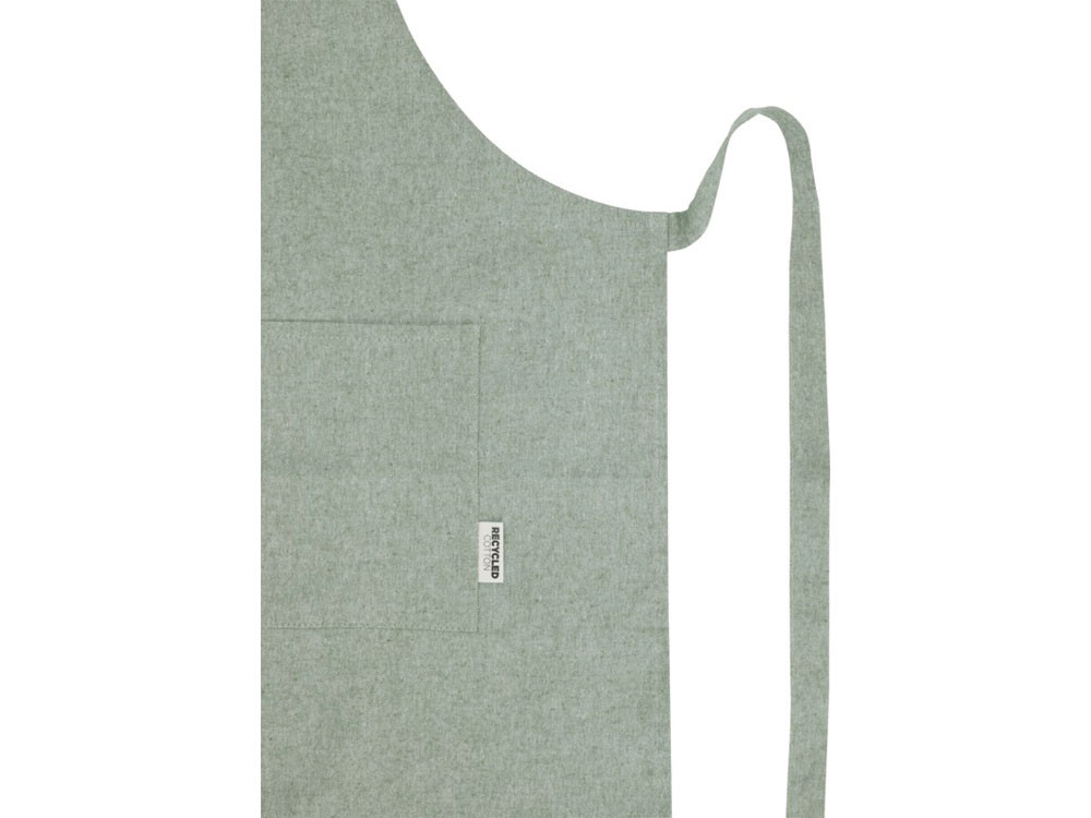Pheebs 200 g/m² recycled cotton apron, зеленый яркий