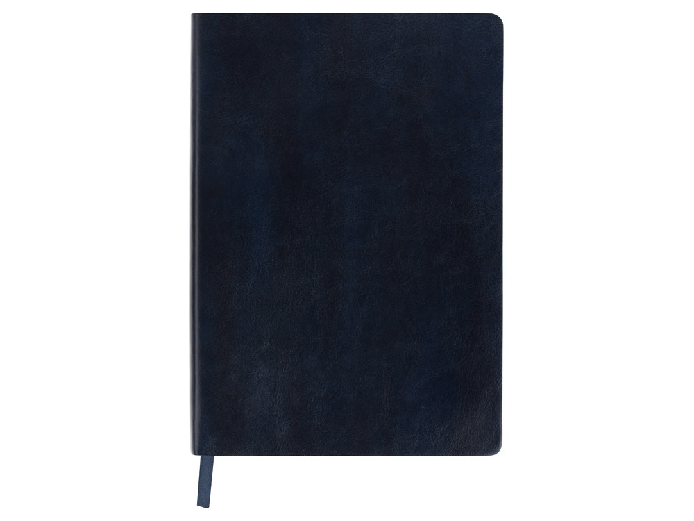 Блокнот А5 «Fabrizio», 80 листов, цветной срез, темно-синий