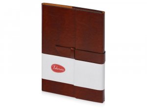 Бизнес-блокнот А5 с клапаном «Fabrizio», 80 листов, коричневый