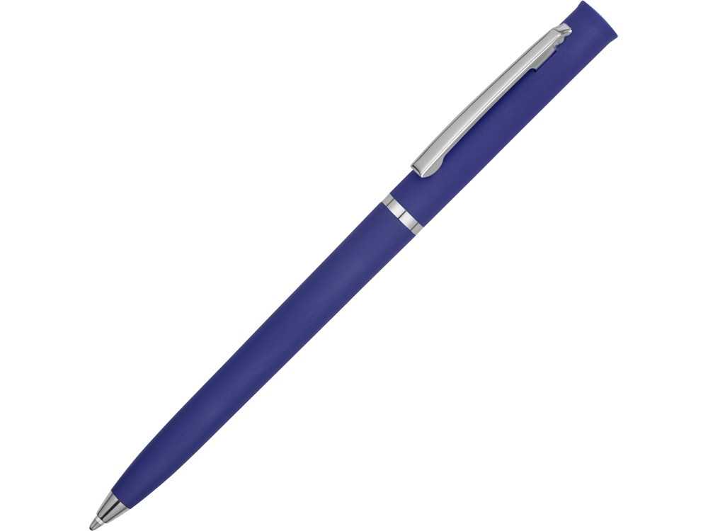 Набор канцелярский "Softy": блокнот, линейка, ручка, пенал, темно-синий