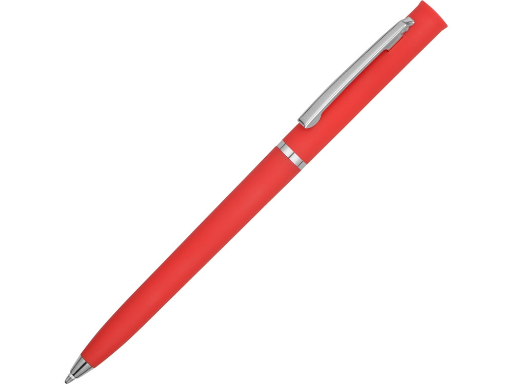 Набор канцелярский "Softy": блокнот, линейка, ручка, пенал, красный