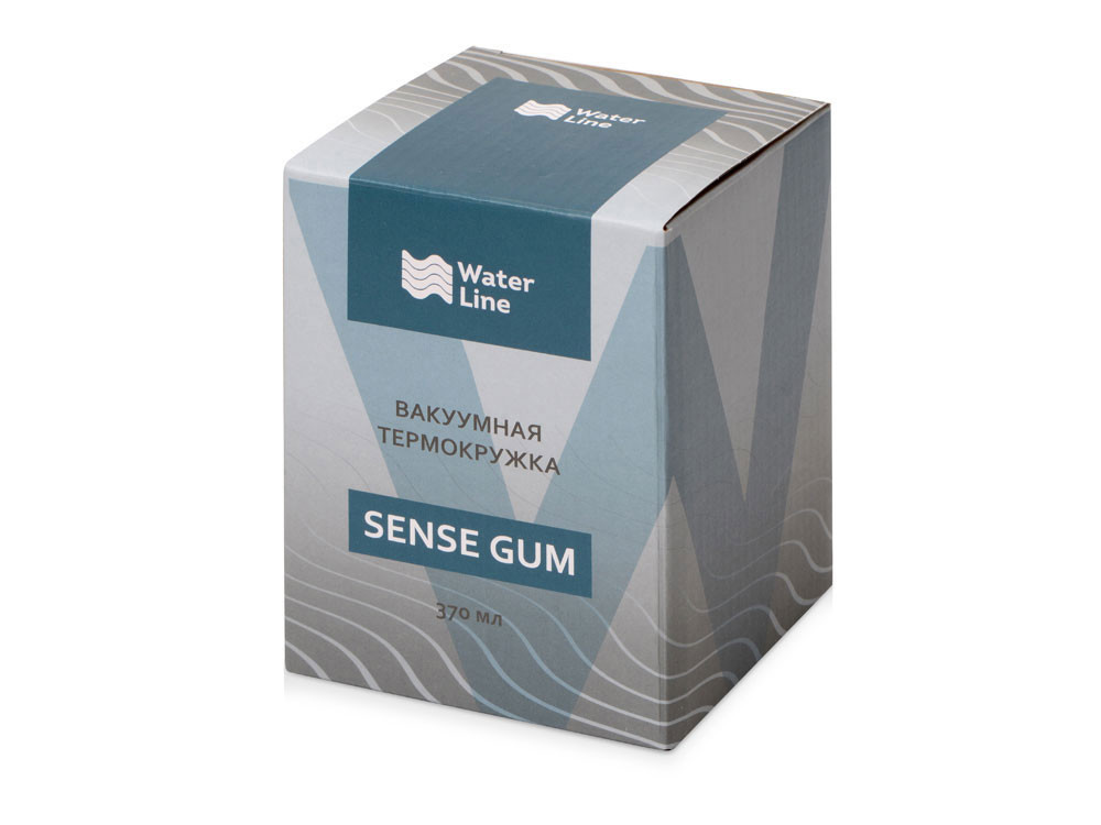 Термокружка Sense Gum soft-touch, 370мл, красный