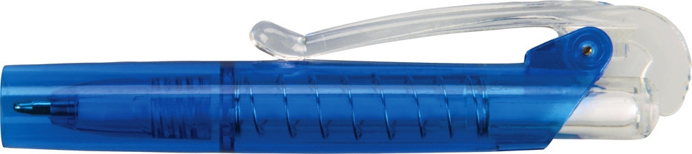 Блокнот А6 "Журналист" с ручкой, светло-синий
