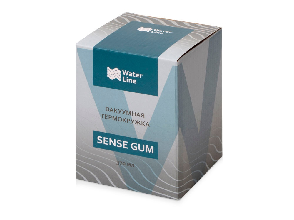 Термокружка Sense Gum, soft-touch, непротекаемая крышка, 370мл, зеленое яблоко