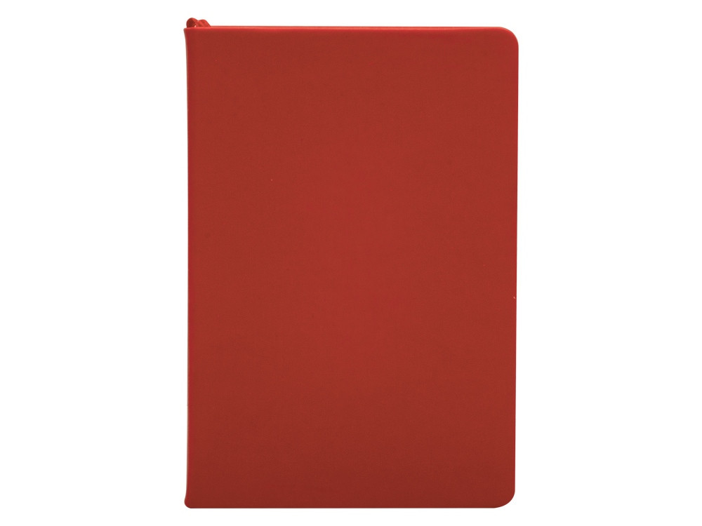 Бизнес-блокнот "С3" софт-тач с магнитом, твердая обложка, 128 листов, красный