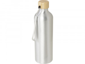 Бутылка для воды Malpeza из переработанного алюминия, 770 мл - Серебряный