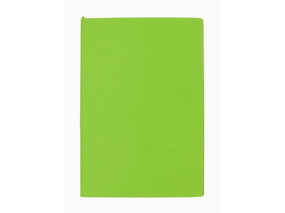 Бизнес-блокнот C1 софт-тач, гибкая обложка, 128 листов, зеленое яблоко
