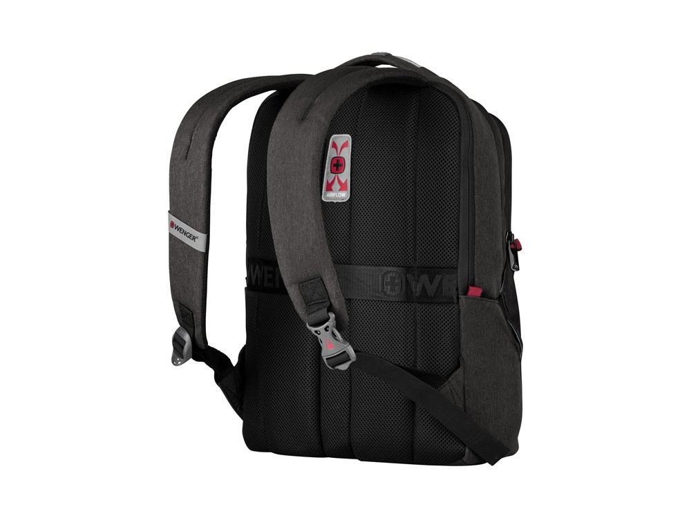 Рюкзак WENGER MX Professional 16”, серый, 100% полиэстер, 33х21х45 см, 21 л