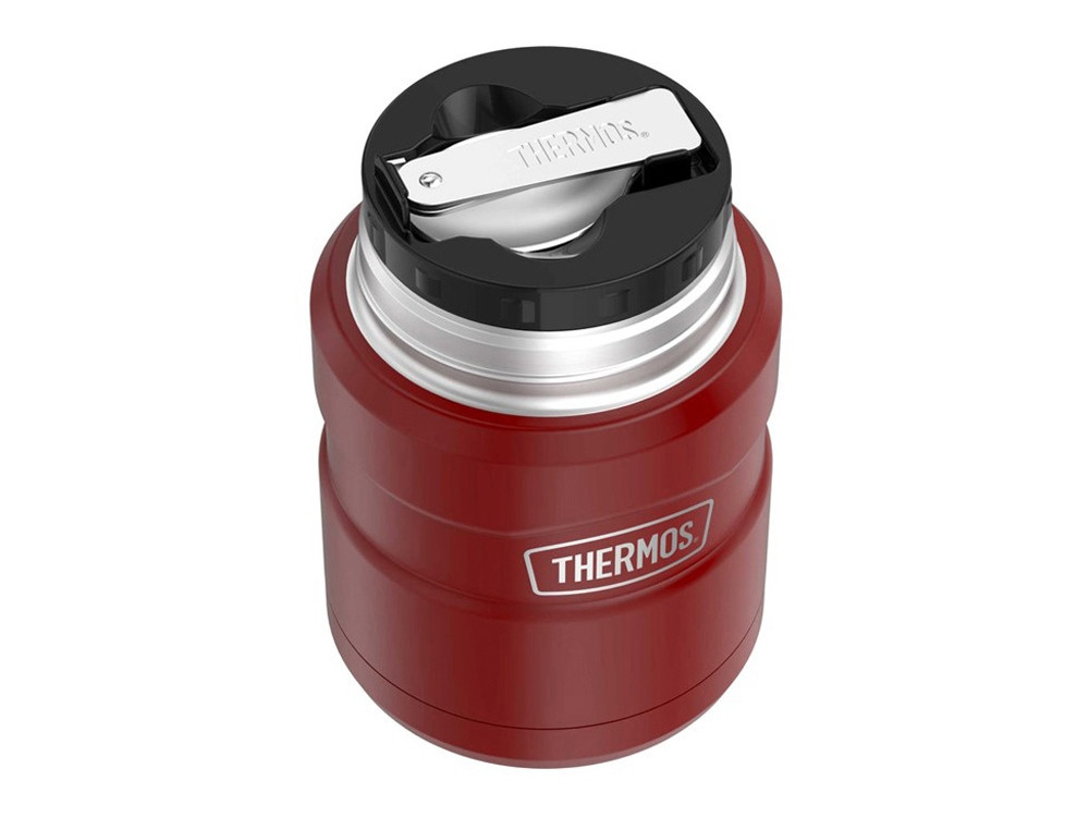 Термос из нерж. стали с ложкой тм THERMOS SK3000 MRR 0,47L